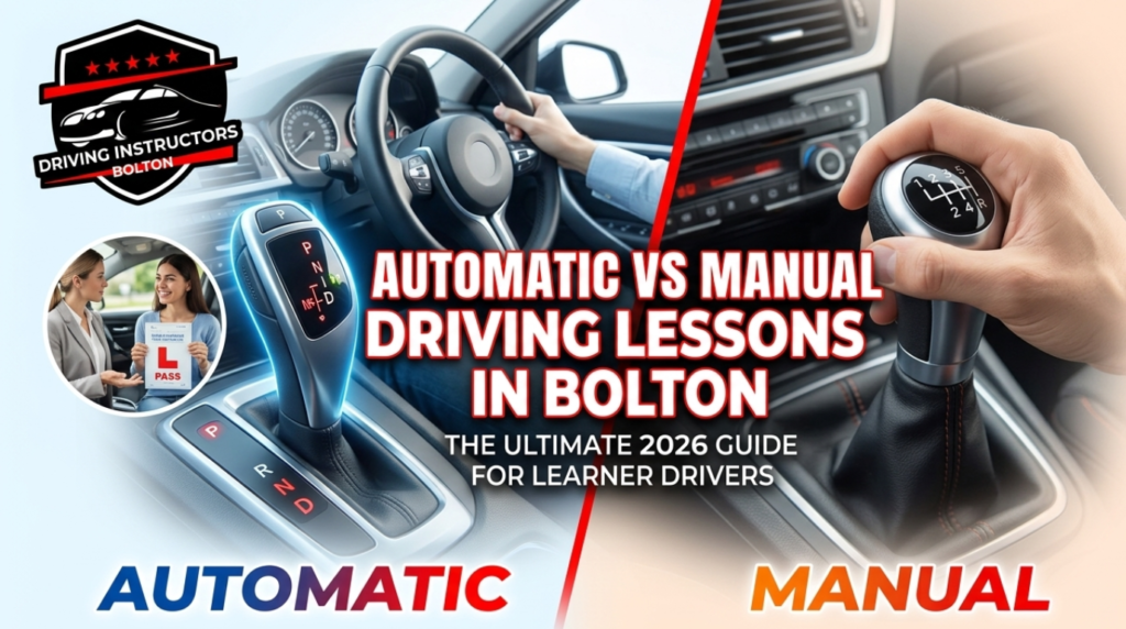 Expert automatic driving lessons in Bolton for fast test success