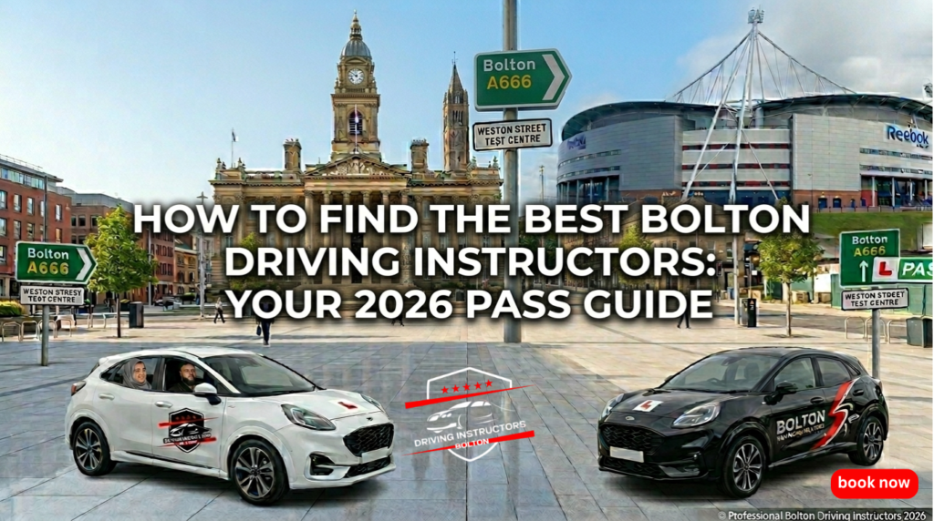 Find the best Bolton driving instructors for a first-time pass at Weston Street test centre in 2026.